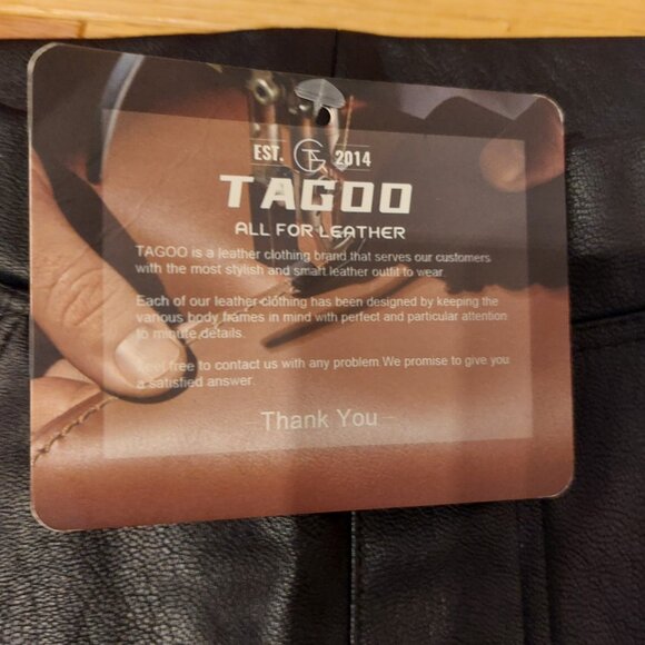 BNWT Tagoo Faux Leather Pants - Picture 6 of 8